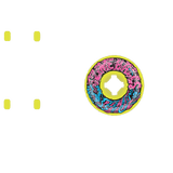 Santa Cruz Slime Balls Vomit Mini II 97a Skateboard Wheels - Yellow 54mm