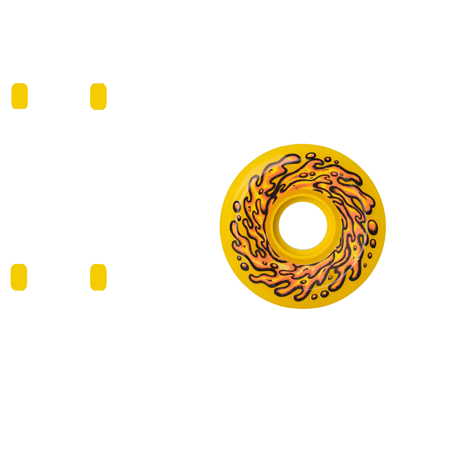 Santa Cruz Slime Balls OG Slime Skateboard Wheels - Yellow 60mm