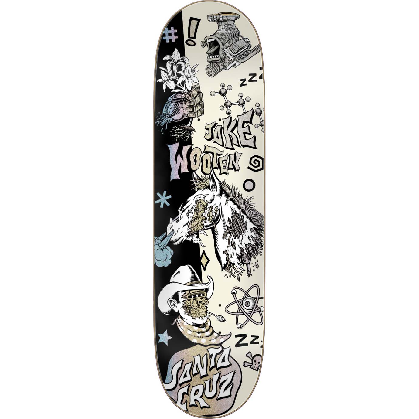 Santa Cruz VX Fever Dream Skateboard Deck - Wooten 8.5"