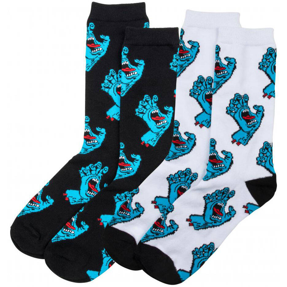 Santa Cruz Multi Hand (2Pk) Socks - Assorted