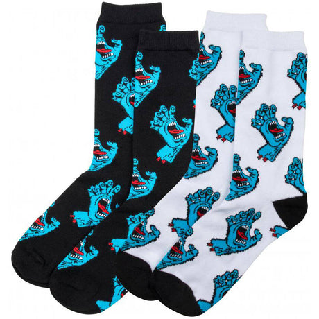 Santa Cruz Multi Hand (2Pk) Socks - Assorted