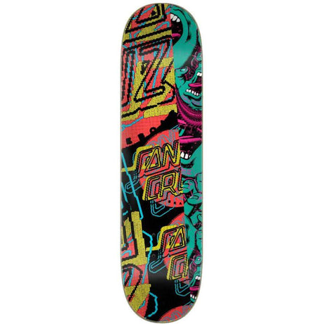 Santa Cruz No Pattern Dot Skateboard Deck - Multi 8''