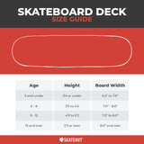 Santa Cruz No Pattern Dot Skateboard Deck - Multi 8''