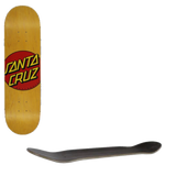 Santa Cruz Classic Dot Skateboard Deck - Yellow 7.75''