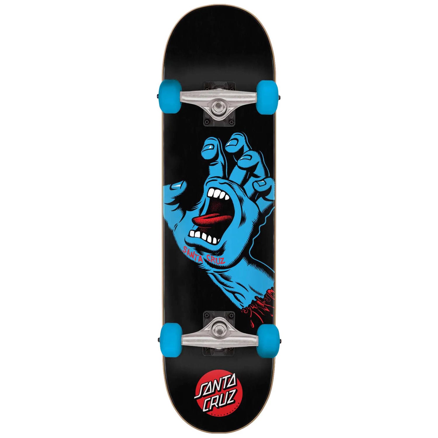 Santa Cruz Screaming Hand Sk8 Complete Skateboard - Black 8''