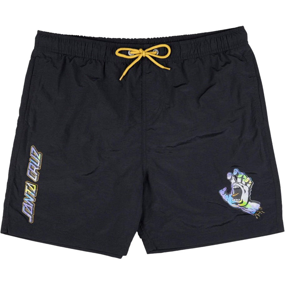 Santa Cruz Holo Hand Swimming Shorts - Black