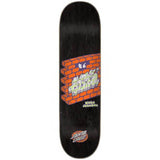 Santa Cruz Johnson Other Side Skateboard Deck - Black 8.375''