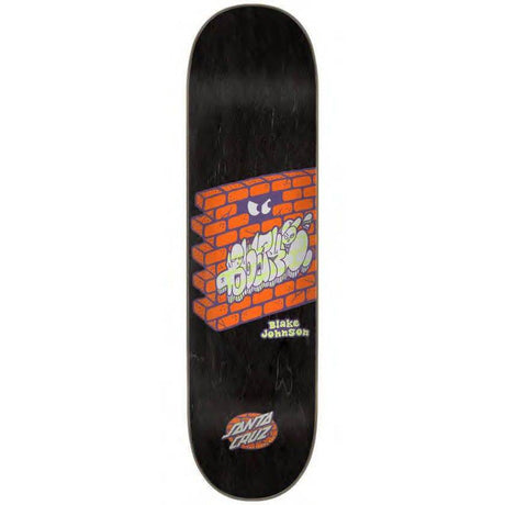 Santa Cruz Johnson Other Side Skateboard Deck - Black 8.375''
