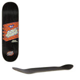 Santa Cruz Johnson Other Side Skateboard Deck - Black 8.375''