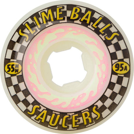 Santa Cruz Saucers 95a Skateboard Wheels - Multi 55mm
