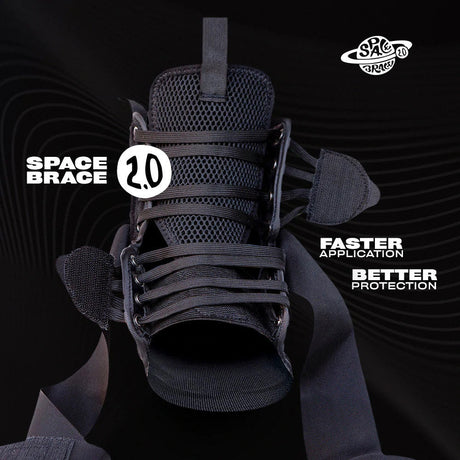 Space Brace Ankle Guards 2.0 - Black