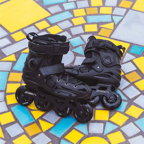 SEBA E3 80 Inline Roller Skates - Black