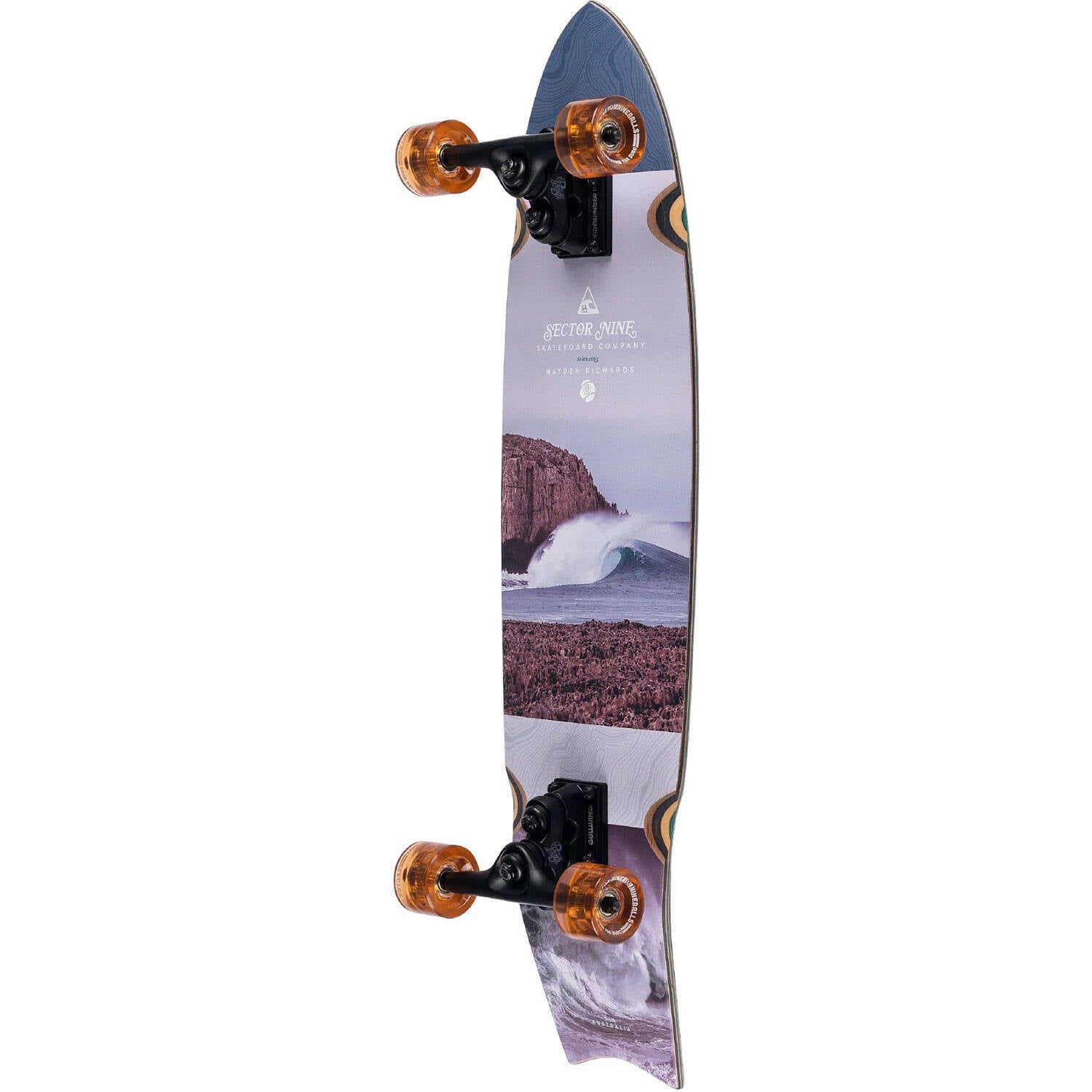 Sector 9 Unagi Rips Complete longboard - 34.5"