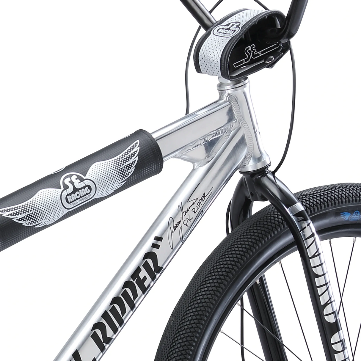 SE Perry Kramer Ripper 27.5'' 2021 Complete BMX - High Polish Silver