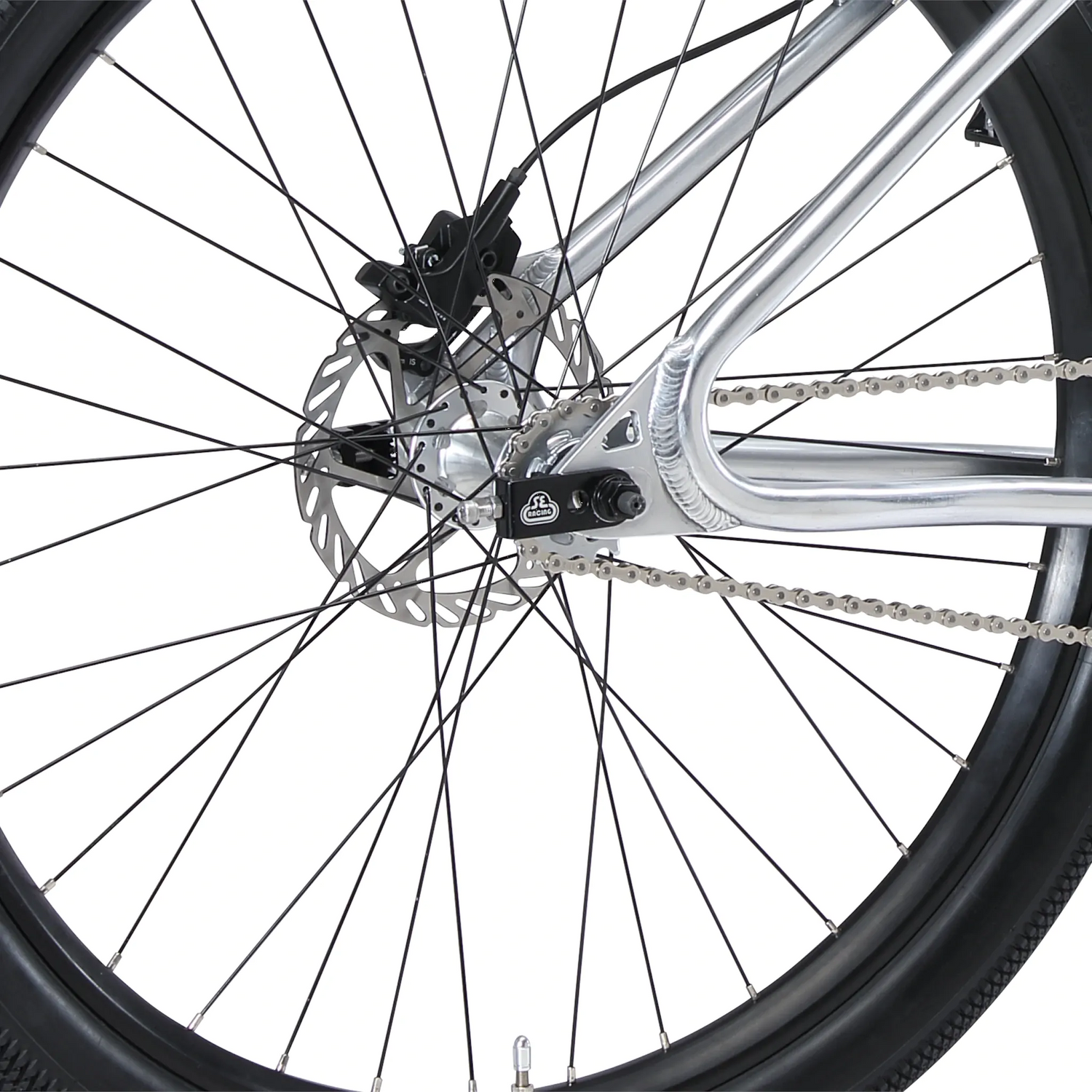 SE Perry Kramer Ripper 27.5'' 2021 Complete BMX - High Polish Silver