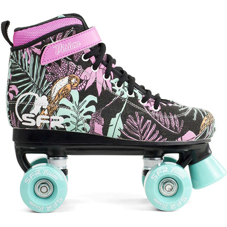 SFR Vision Canvas Quad Roller Skates - Floral