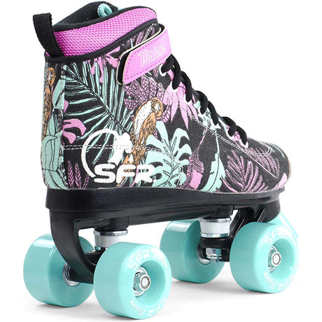 SFR Vision Canvas Quad Roller Skates - Floral