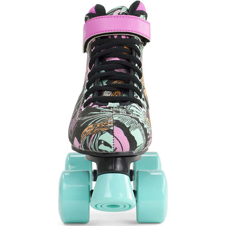 SFR Vision Canvas Quad Roller Skates - Floral