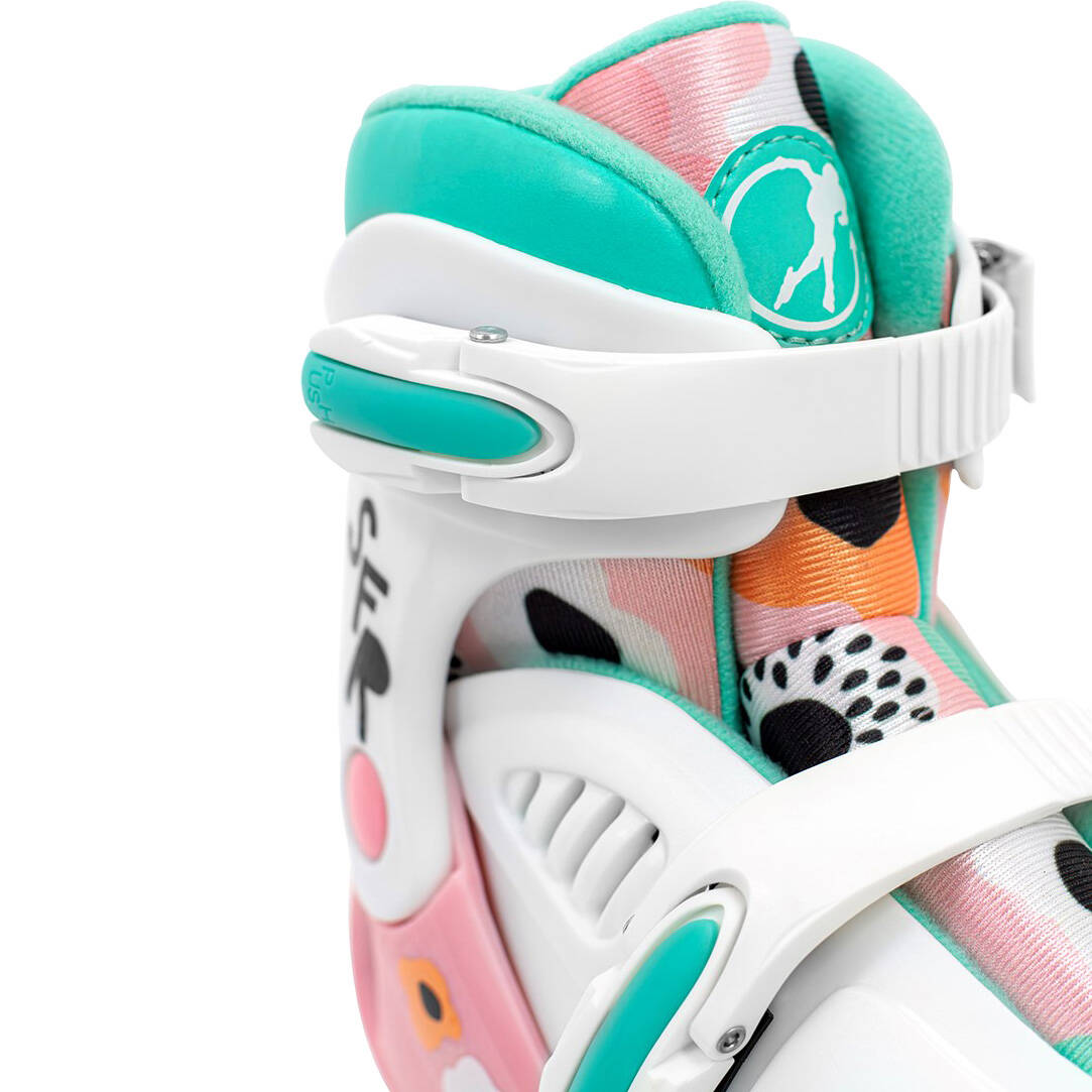 SFR Storm V Adjustable Roller Skates - Flower