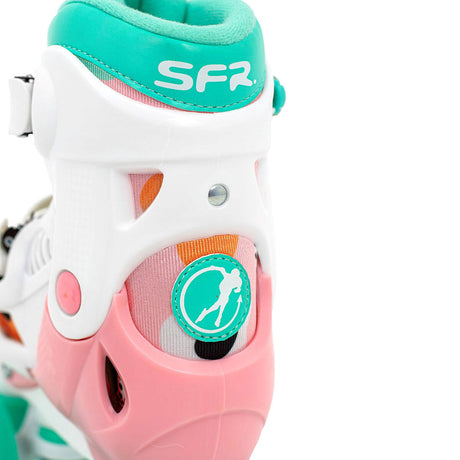 SFR Storm V Adjustable Roller Skates - Flower