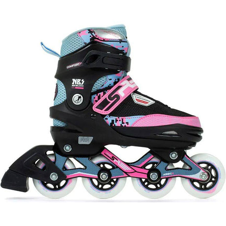 SFR Pixel Adjustable Inline Skates - Blue/Pink