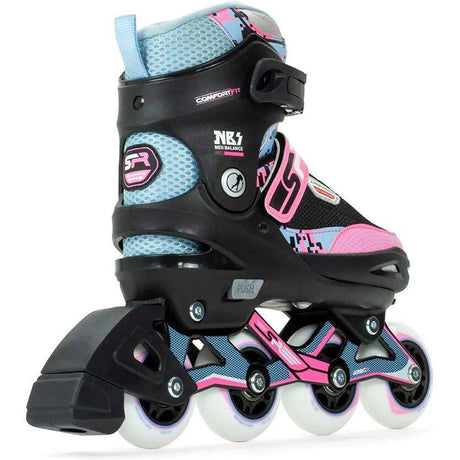SFR Pixel Adjustable Inline Skates - Blue/Pink