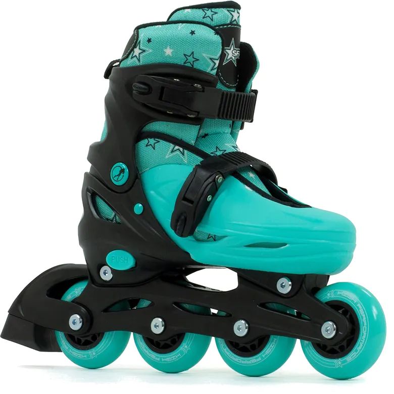 SFR Plasma Adjustable Inline Skates - Black/Green