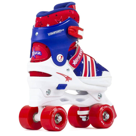 SFR Spectra Adjustable Roller Skates - Blue/Red