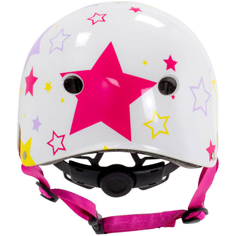SFR Adjustable Kids Helmet - White/Pink (XXXS-XS / 46-52cm)