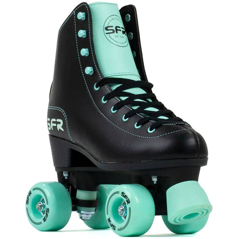 SFR Figure Quad Roller Skates - Black/Mint
