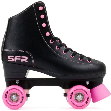 SFR Figure Quad Roller Skates - Black/Pink