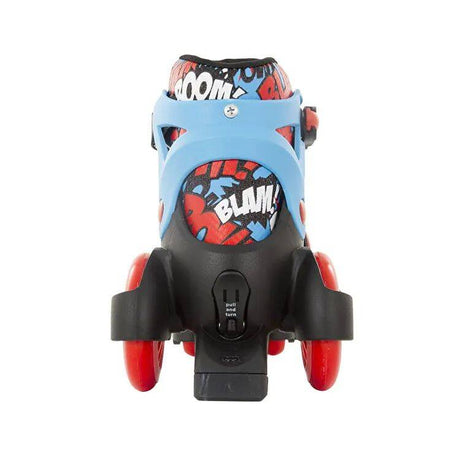 SFR Stomper Adjustable Junior Boy's Skates - Blue/Red