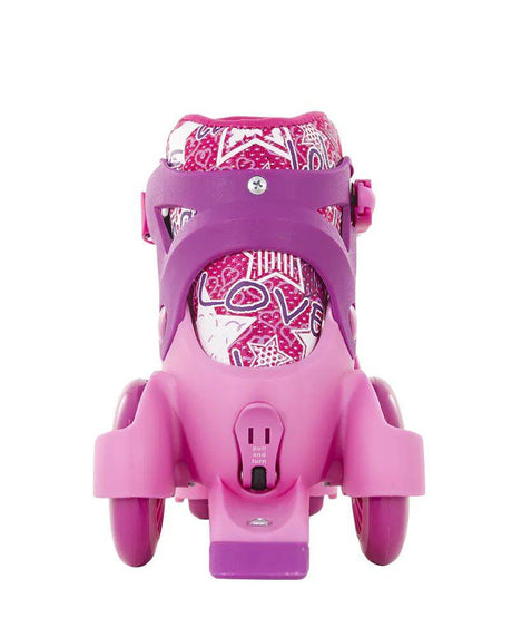 SFR Stomper Adjustable Junior Girl's Skates - White/Pink