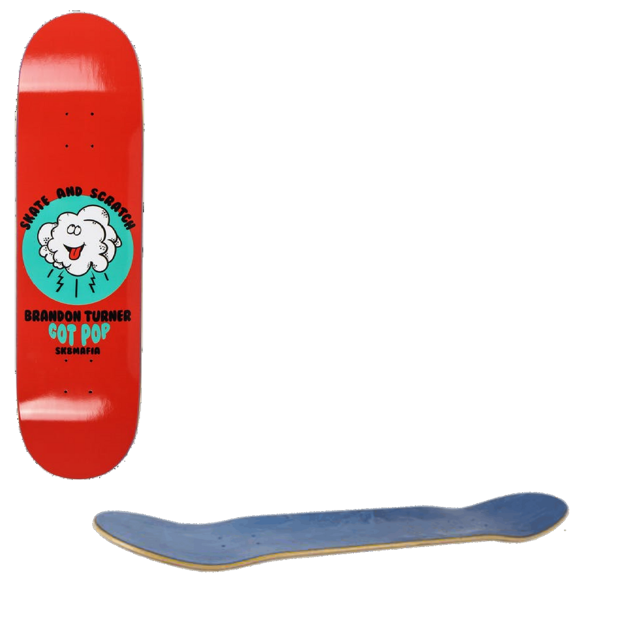 Sk8 Mafia Skate and Scratch Skateboard Deck - Turner 8.25''