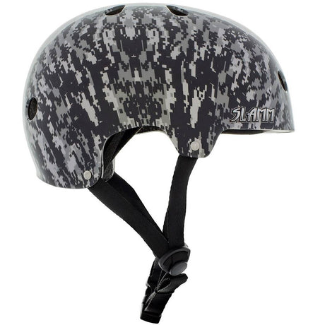 Slamm Logo Helmet - Grey/Camo