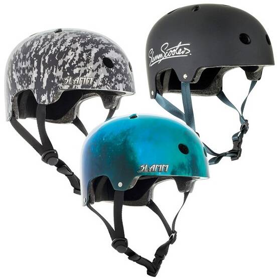 Slamm Logo Helmet - Grey/Camo