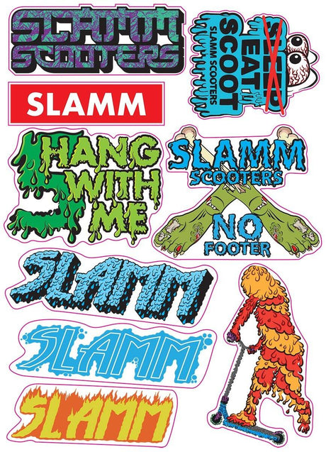 Slamm Logo Helmet - Grey/Camo