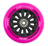 Slamm Nylon Core 100mm Wheel + Bearings - Black / Pink