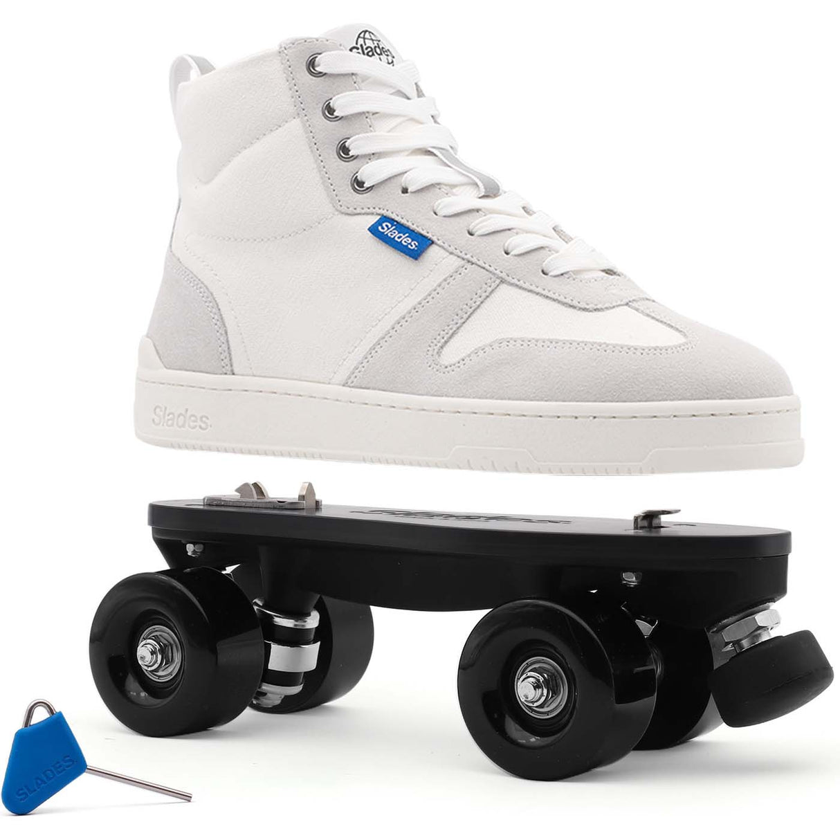 Slades Walk & Roll S-Quad - White
