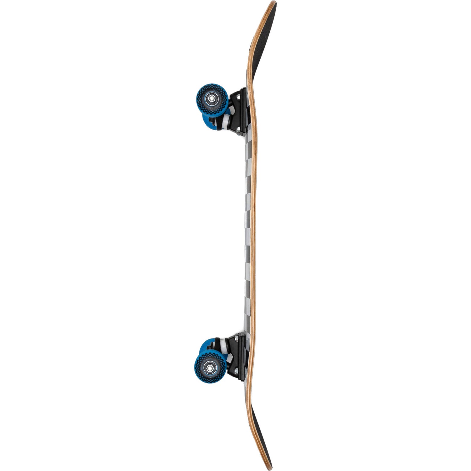 Speed Demons Checkers Complete Skateboard - Black/Blue 7.25"