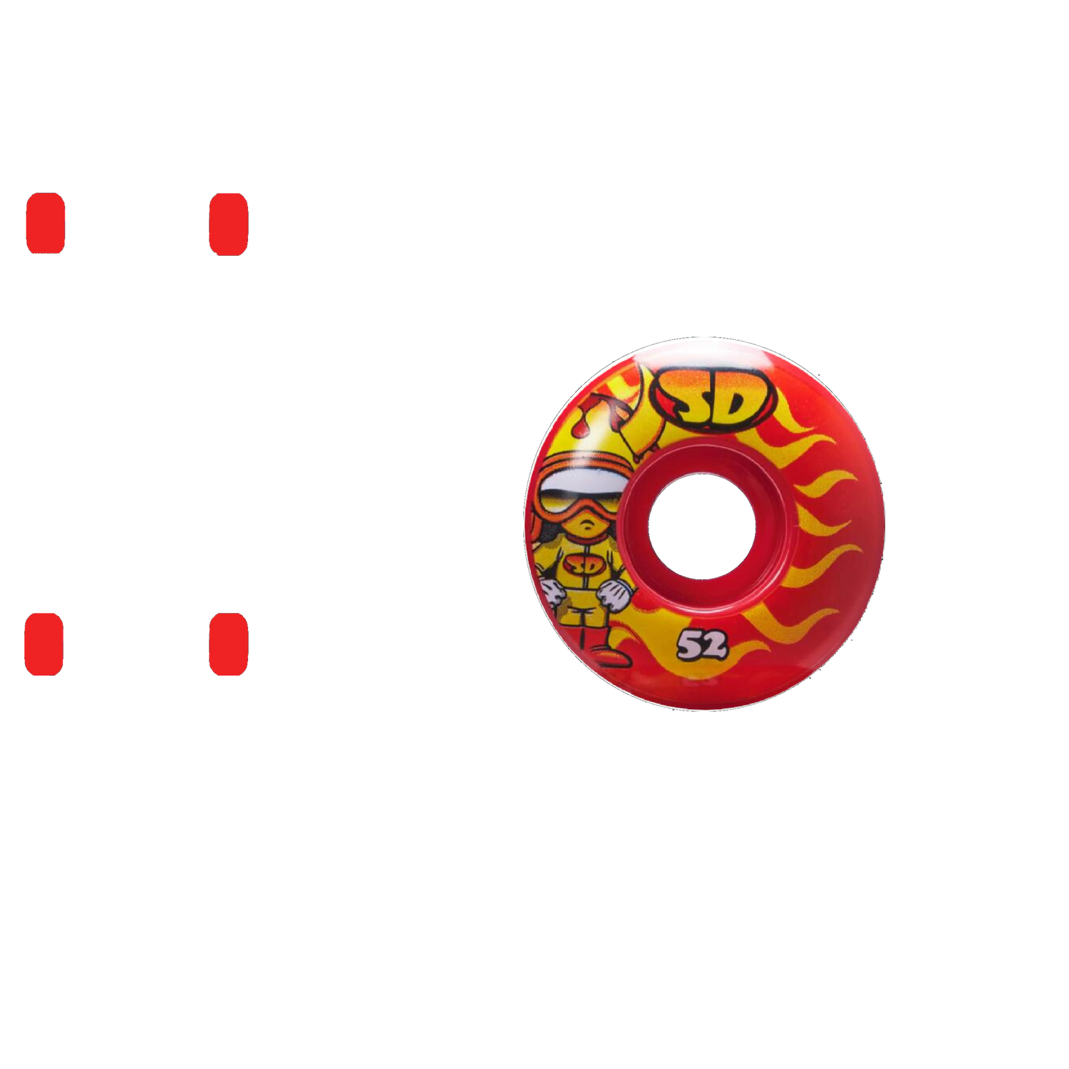 Speed Demons Characters Hot Shot Skateboard Wheels - 51mm