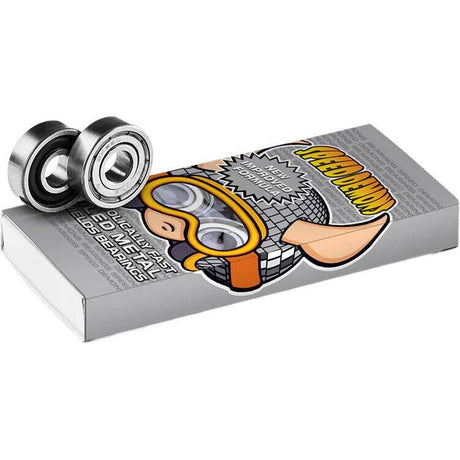 Speed Demons Skateboard Bearings ABEC 5 - Silver (Pack of 8)