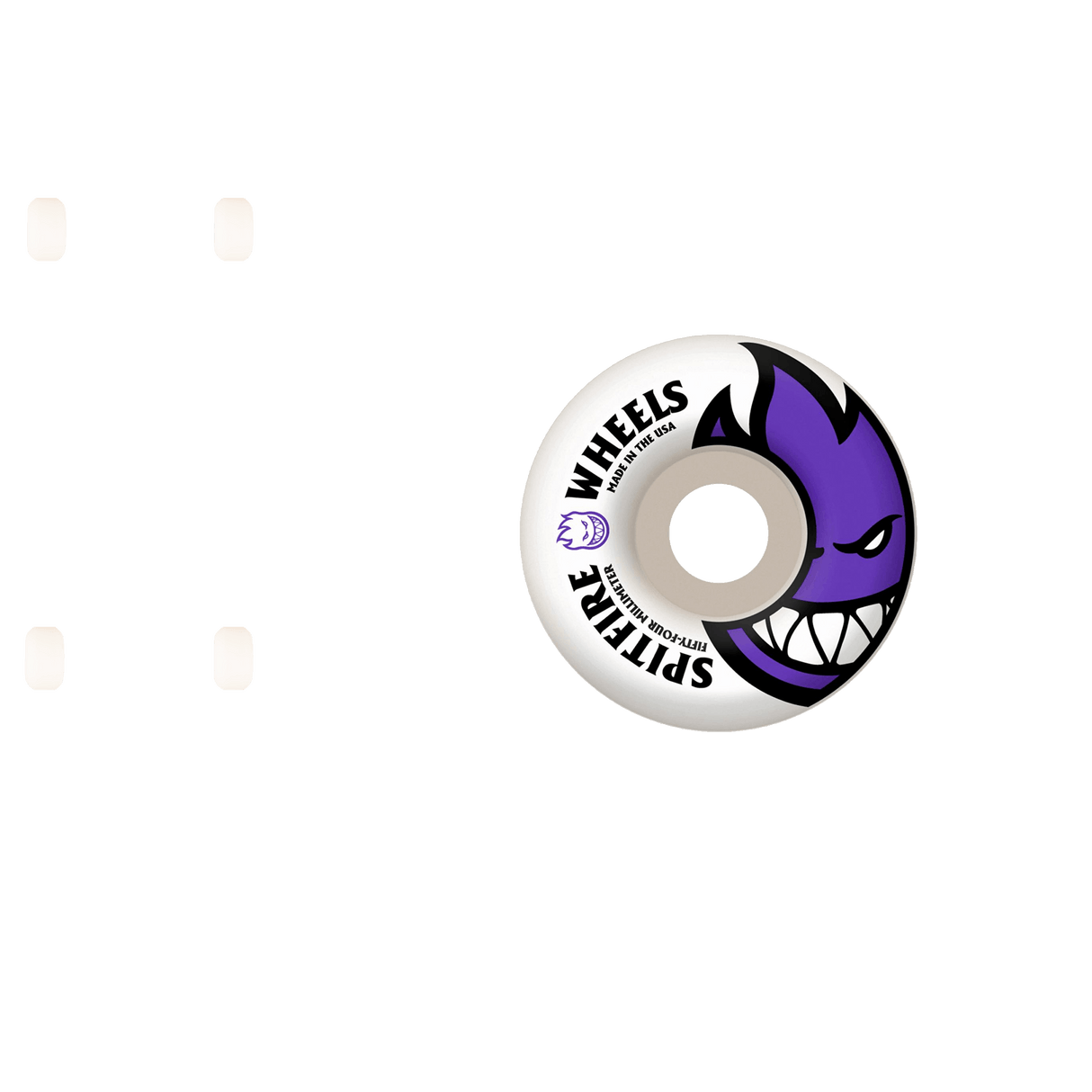 Spitfire Bighead Classic 99D Skateboard Wheels - Purple 54mm