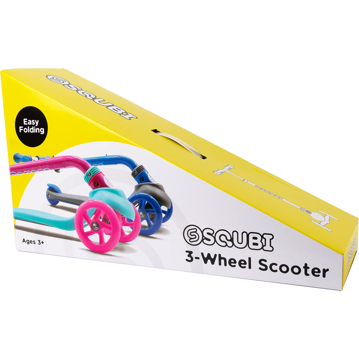 SQUBI Three Wheel Scooter - Blue