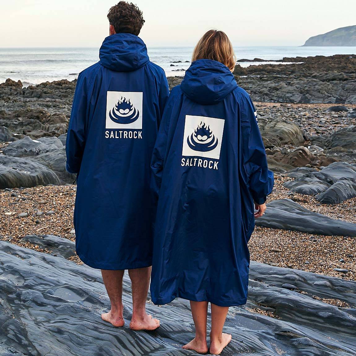 Saltrock Four Seasons Waterproof Changing Robe - Blue