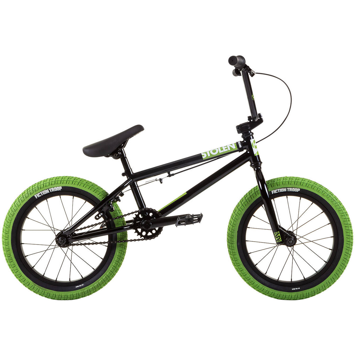 Stolen Agent 16'' 2021 Complete BMX - Black/Green
