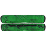 Striker Logo Scooter Grips - Black/Green