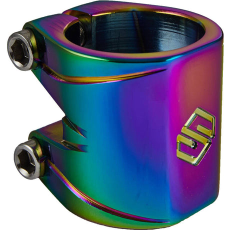 Striker Essence Double V2 Pro Scooter Collar Clamp - Rainbow