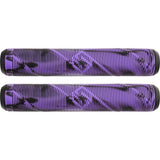 Striker Logo Scooter Grips - Black/Purple