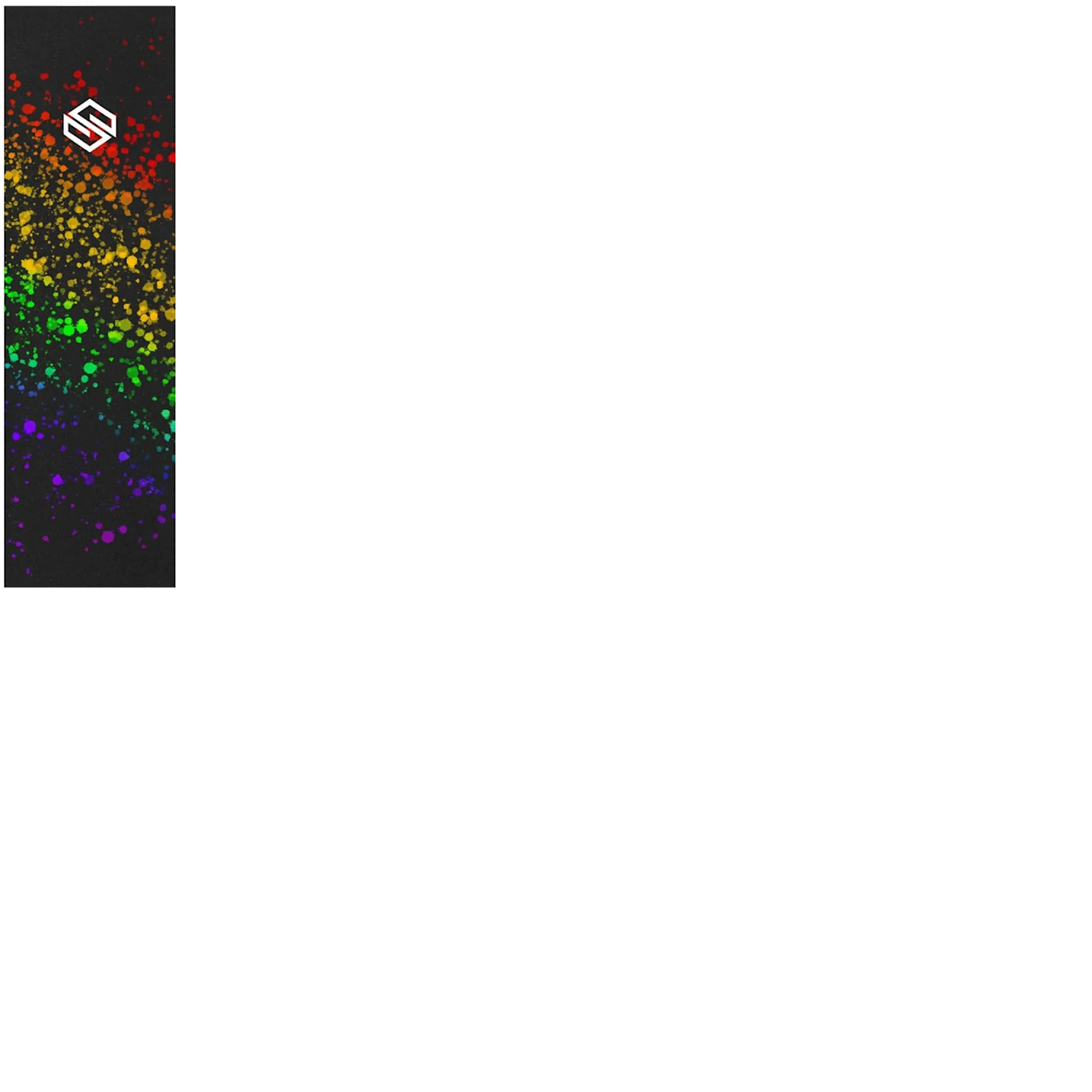 Striker Stunt Scooter Grip Tape - Rainbow Splatter 22" x 6.5"